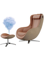 섬세한 마사지 케어로 휴식의 질을 높이고 디자인도 예쁜 파우제 M2 안마 의자. 2백49만원 세라젬.